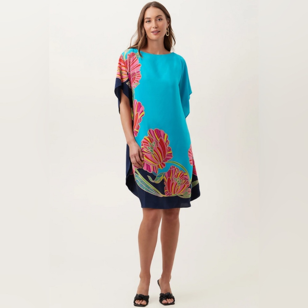 Floral Blue Dress